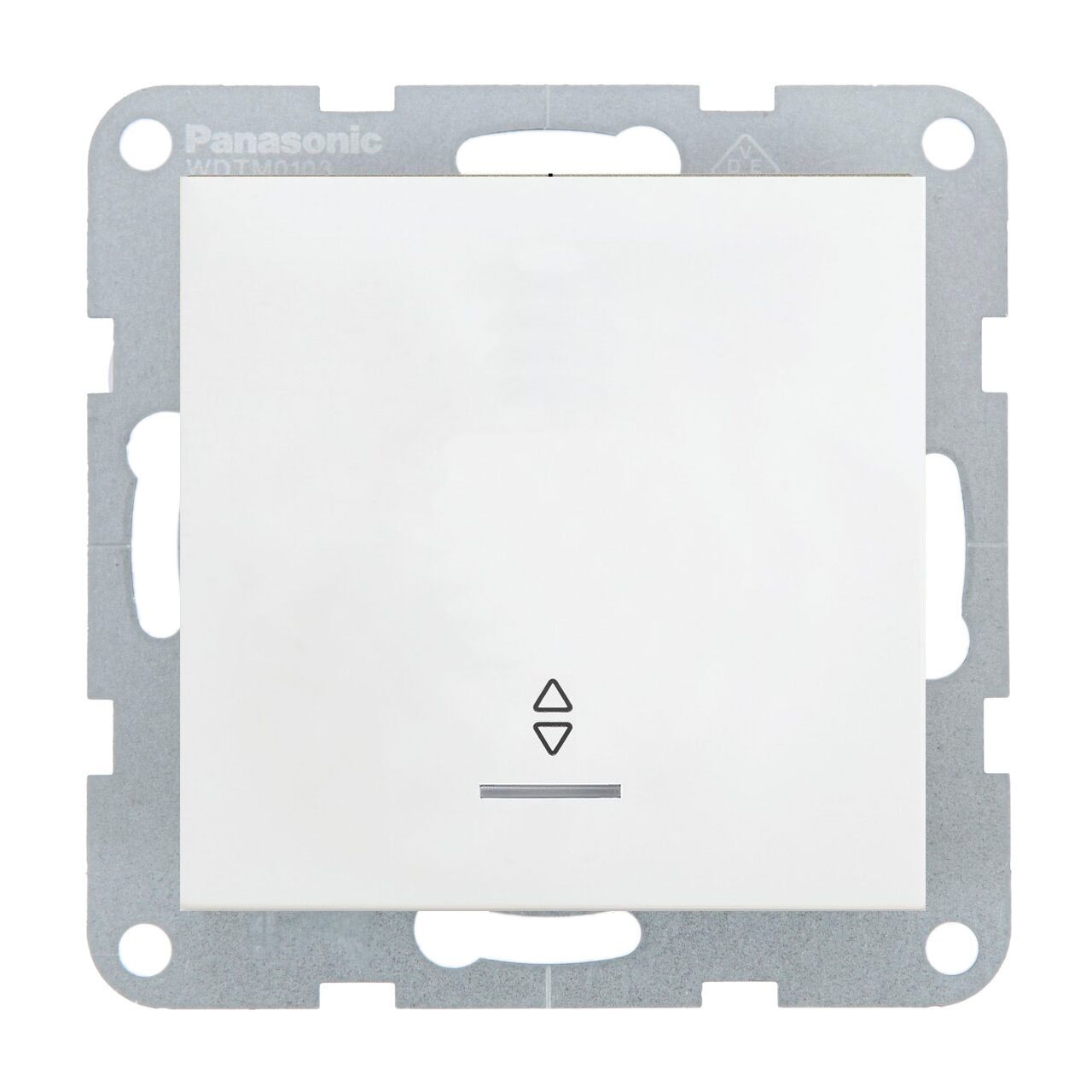 Intrerupator cap scara cu led 10A, IP20, Alb, Panasonic Karre Plus 55