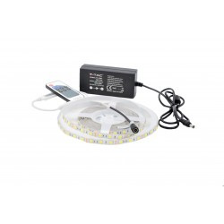 Kit Banda LED 5050, Lumina Neutra (4000K), 5m, Interior, 60 LEDuri/m, Controller+Alimentare - 1 | YEO