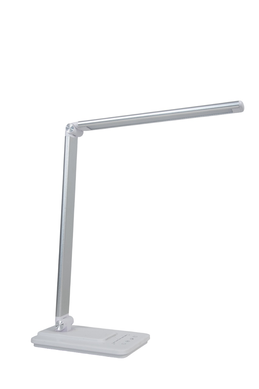 Lampa de birou LED Optonica, 8W, lumina calda/neutra/rece (3000-6000 K), alba, USB, reincarcabila, dimabila