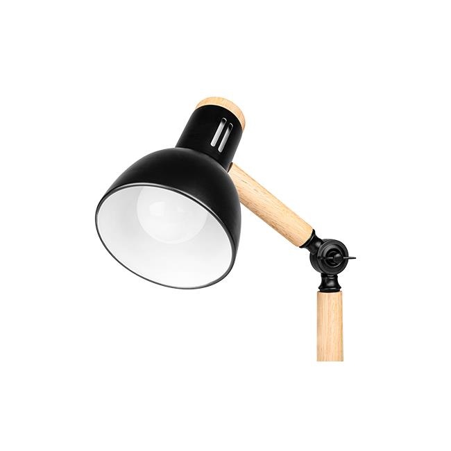 Lampa de birou Woody, 1xE27, metal+lemn, Masterled - 3 | YEO