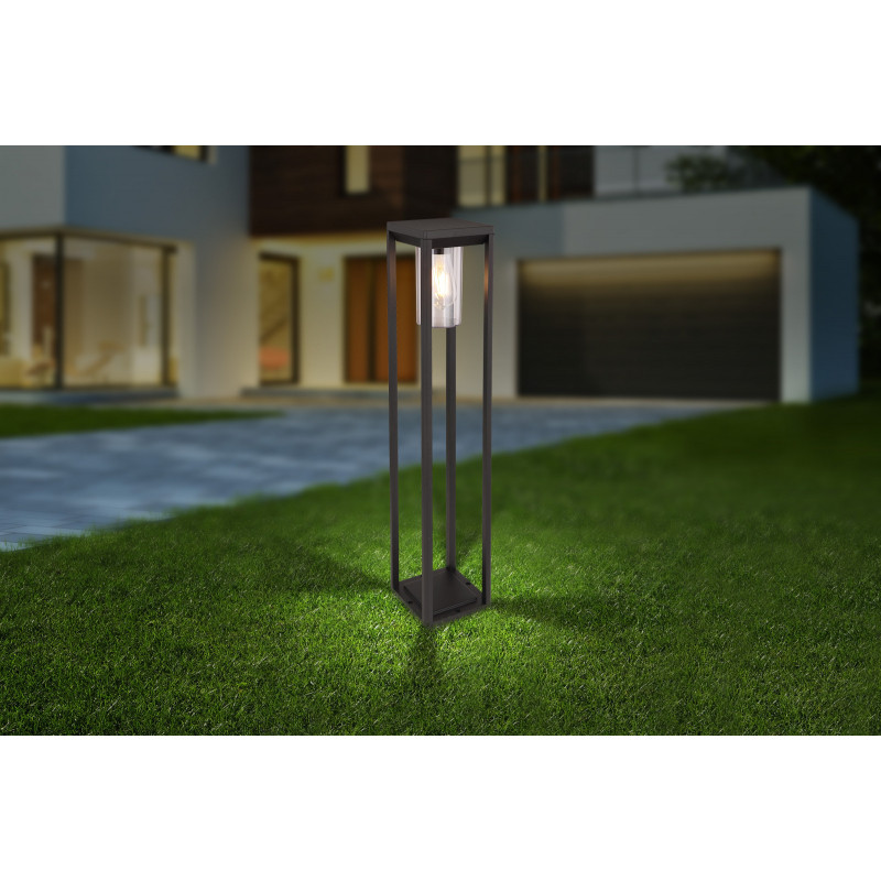 Lampa de exterior din aluminiu, negru mat, 1 bec, dulie E27, 3135S3, Globo - 1 | YEO