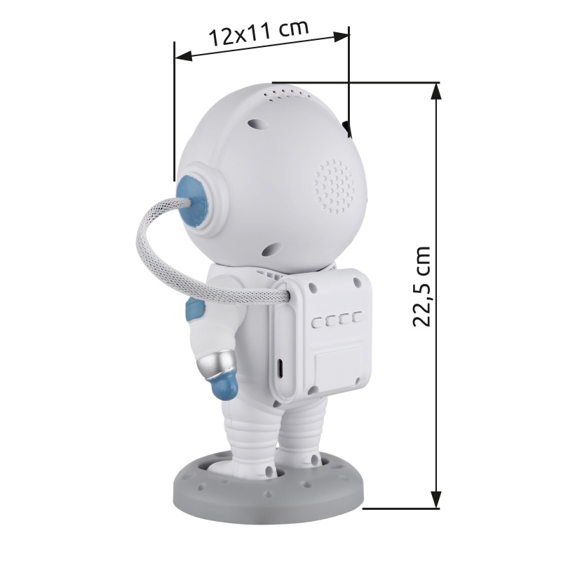 Lampa de masa LED Cosmo, model astronaut, RGB 4.5W, efecte luminoase, USB, Globo Lighting - imagine 5