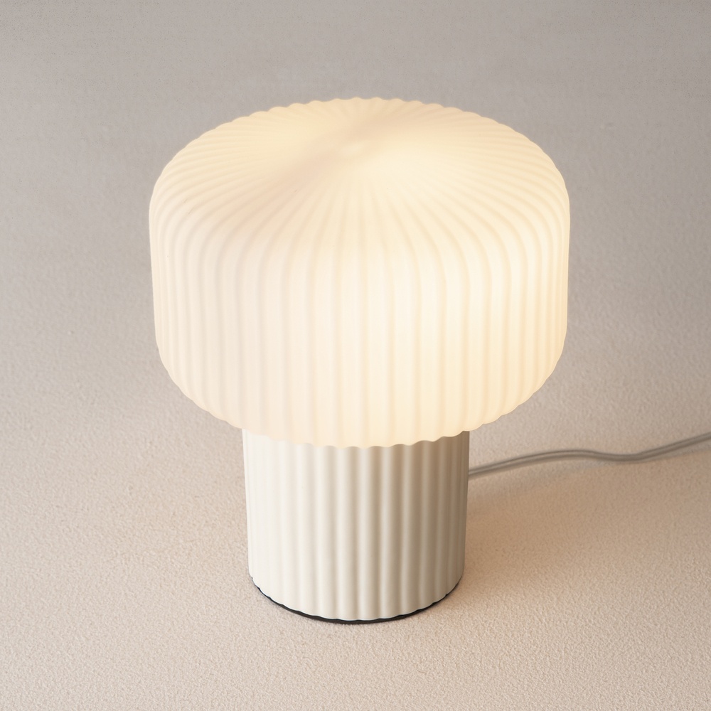 Lampa de masa Omaggio 1xG9, bej, ceramica, Maytoni - imagine 3