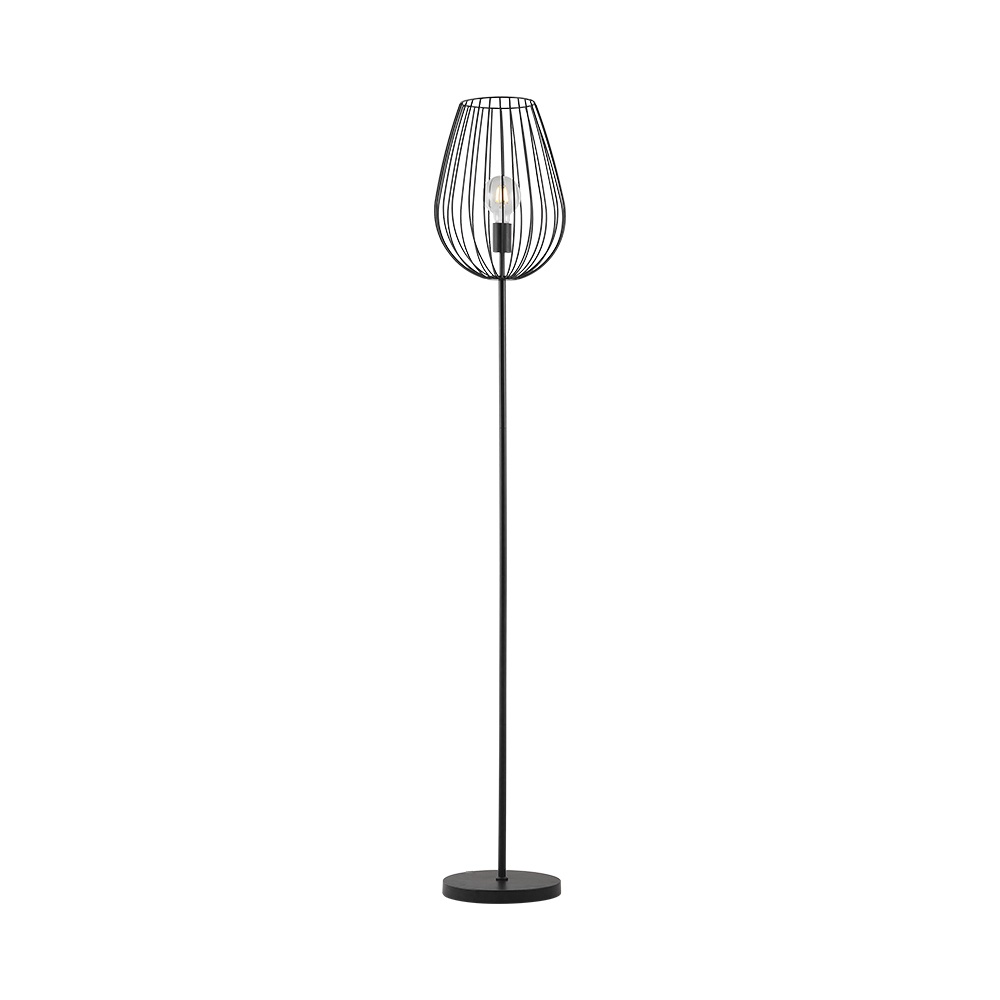 Lampadar BR-BV03-00054, cu intrerupator, 1xE27, negru, IP20a, Braytron