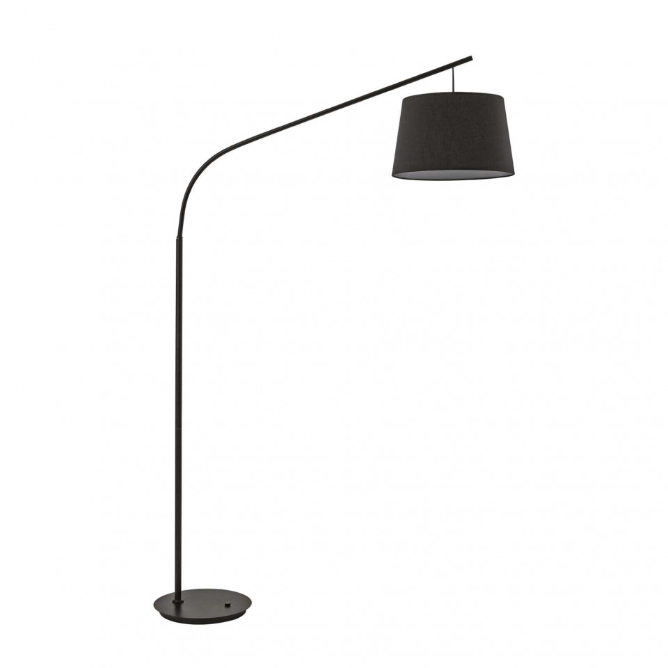 Lampadar Daddy 110363, cu intrerupator, 1xE27, negru, IP20, Ideal Lux