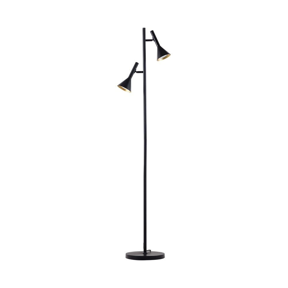 Lampadar Longspot BR-BV05-00073, cu intrerupator, 2xGU10, negru, IP20, Braytron - 2 | YEO