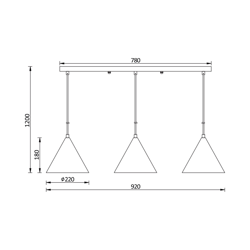 Lustra BR-BV05-00066, 3xE27, aurie+neagra, IP20, Braytron