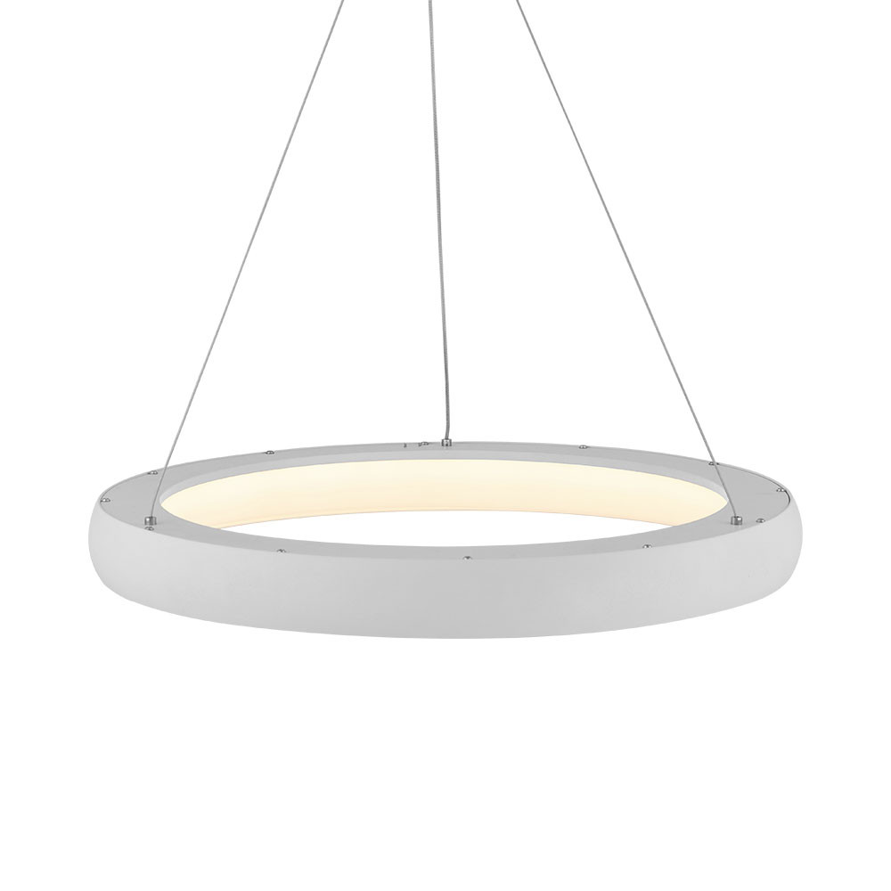 Lustra LED Bella BR-BH17-03480, rotunda, 46W, 5200lm, lumina calda+neutra+rece, IP20, alba, Braytron - 2 | YEO