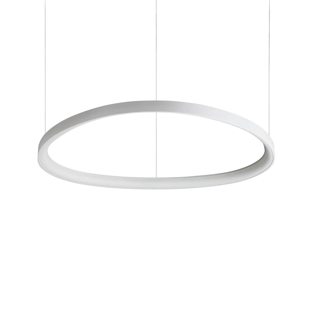 Lustra LED Gemini 56W, lumina neutra (4000 K), 5600lm, IP20, alba, Ideal Lux