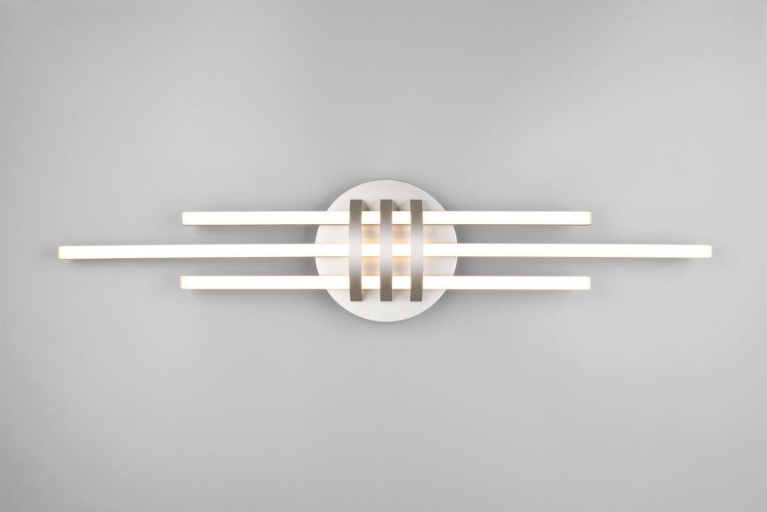 Lustra LED Trio Cinto, 20W, 3000K, 2380lm, nichel