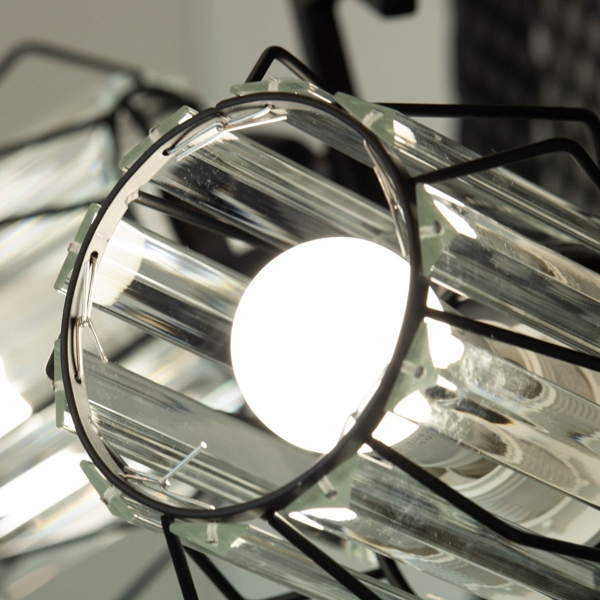 Lustra Spin PL3, 3xE27, neagra, Klausen