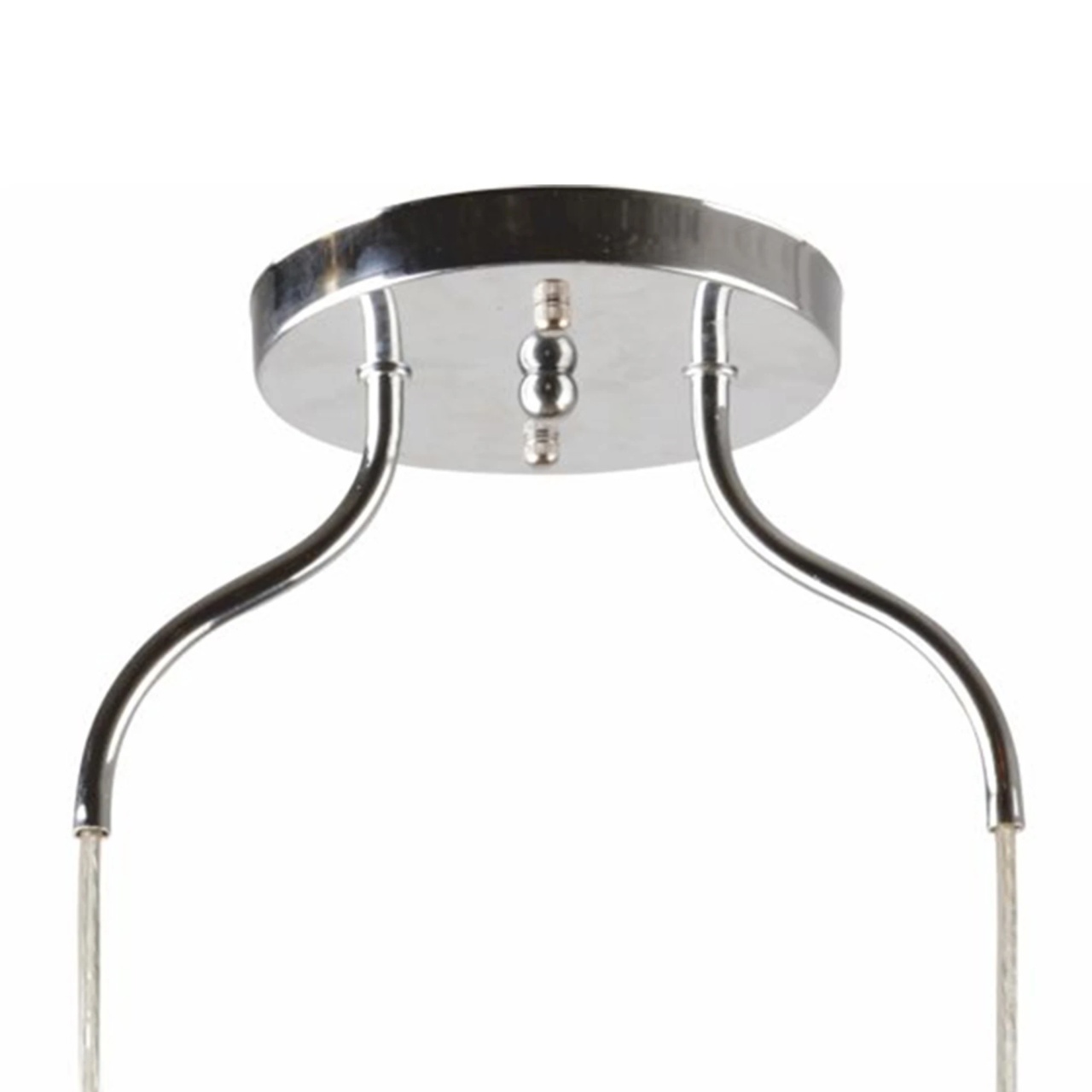 Pendul Humble LY-3418, 2xE27, crom si alb transparent, design modern, IP20 - imagine 4