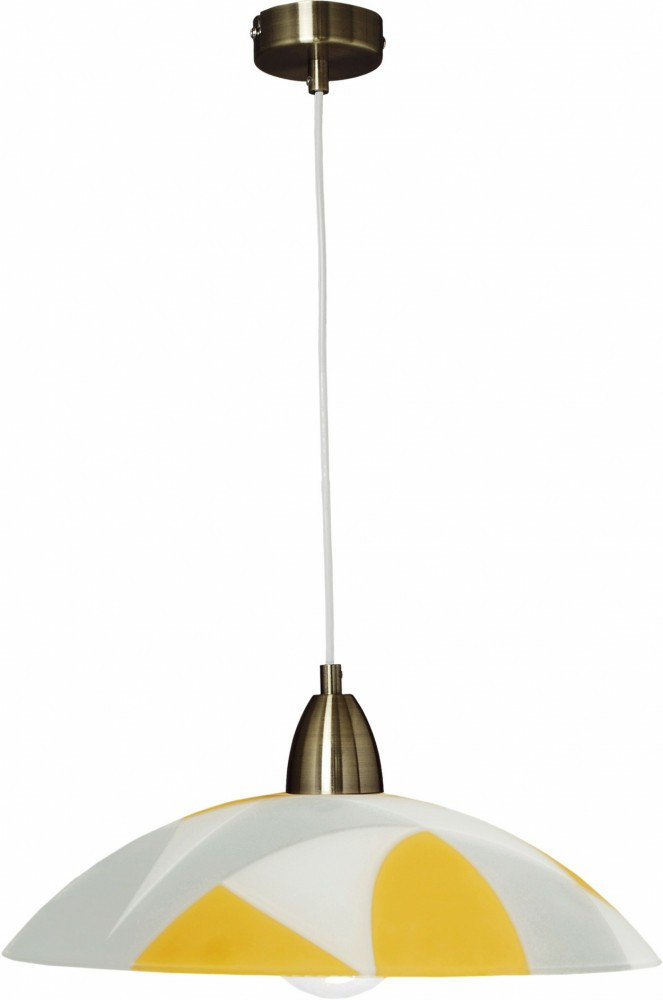 Pendul Larissa KL5209, 1xE27, bronz+multicolor, IP20, Klausen