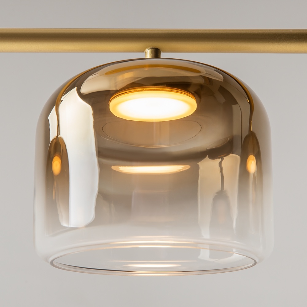 Pendul LED Spirito 14W, lumina calda (3000 K), dimabil, auriu, Maytoni - imagine 5