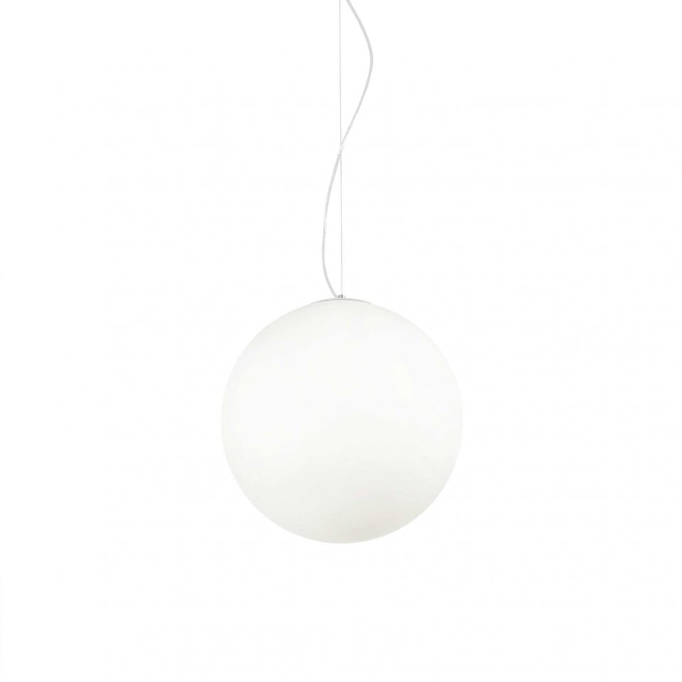 Pendul Mapa Bianco 032139, 1xE27, alb, IP20, Ideal Lux