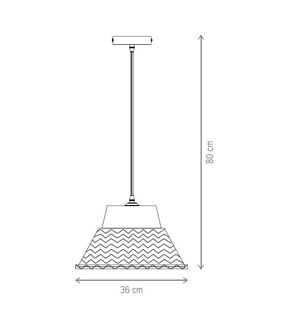 Pendul Wicker LY-3336, 1xE27, gri+natural, IP20, Klausen