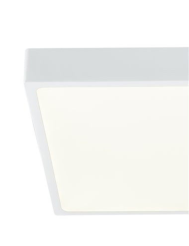 Plafoniera LED 12365-30, 28W, 2520lm, lumina neutra, IP20, alba, Globo Lighting