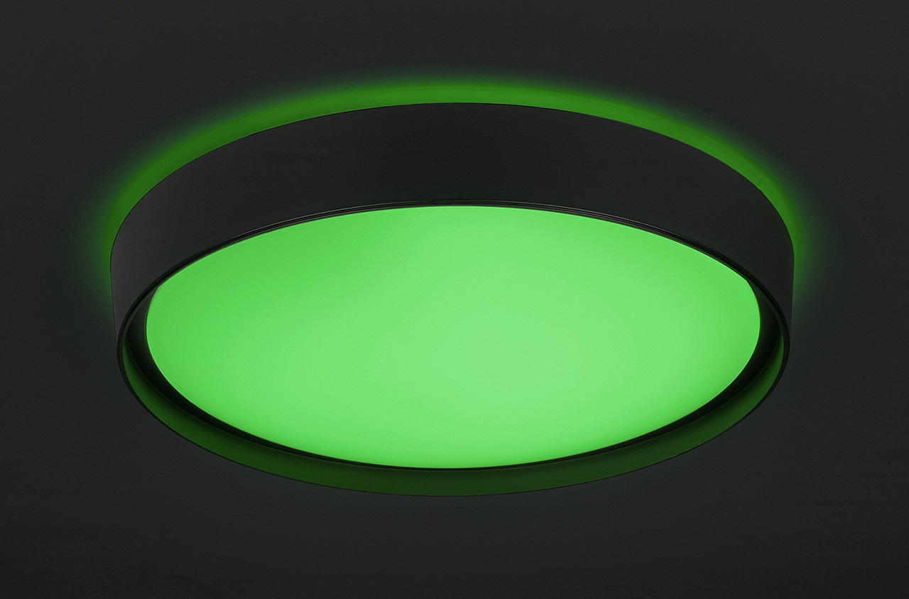 Plafoniera LED Achilles 3146, cu telecomanda, 40W, 3200lm, lumina calda+neutra+rece, IP20, neagra, Rabalux - 3 | YEO