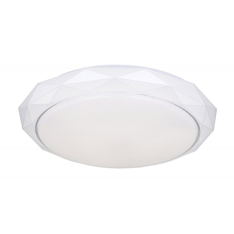 Plafoniera LED Andi 48304CCT, cu telecomanda, 48W, 3360lm, lumina calda+neutra+rece, IP20, alba, Globo Lighting