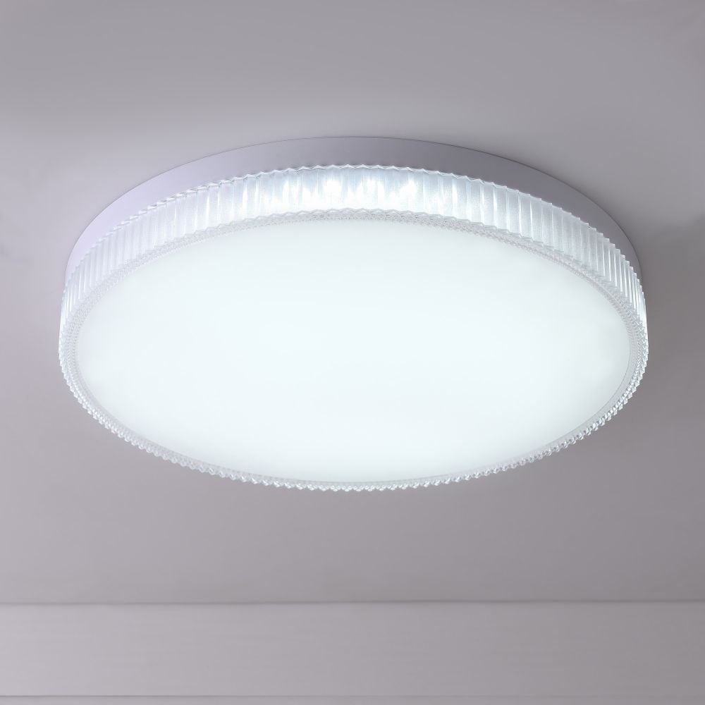 Plafoniera LED Electra KL151078, rotunda, 48W, 5900lm, lumina neutra, IP20, alba, Klausen - 2 | YEO