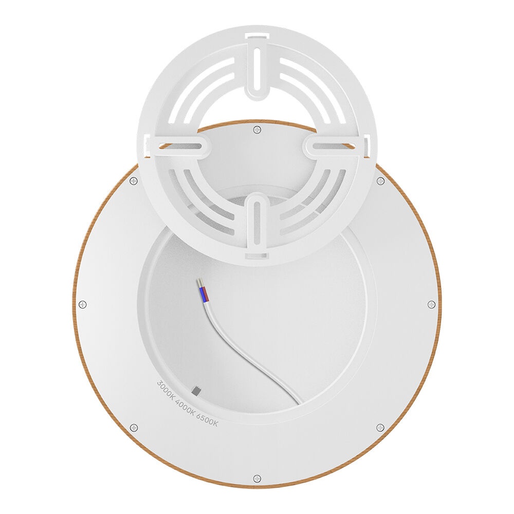 Plafoniera LED Jade 20W, lumina calda/neutra/rece, finisaj lemn, IP40, Braytron - imagine 6