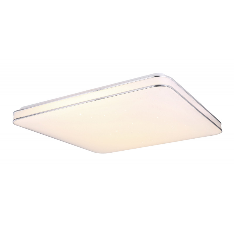 Plafoniera LED Lassy 48406-48SH, cu telecomandă, 48W, 3200lm, lumina calda+neutra+rece, IP20, alba, Globo Lighting