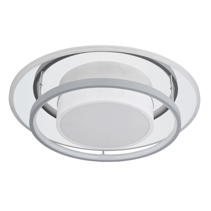 Plafoniera LED Leola 48017-60R, cu telecomanda, 60W, 2650lm, lumina calda+neutra+rece, IP20, alba, Globo Lighting - 1 | YEO