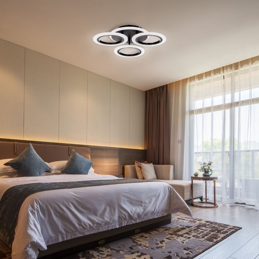 Plafoniera LED Smart Primus, 37W, lumina calda/neutra/rece, neagra, Klausen - imagine 4