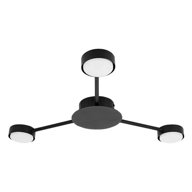 Plafoniera Zibo, 3xGX53, 65 cm, neagra, Masterled - 2 | YEO