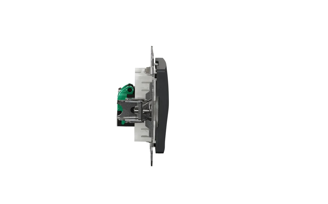 Priza internet RJ45, 5E, IP20, Antracit, Schneider Sedna Design