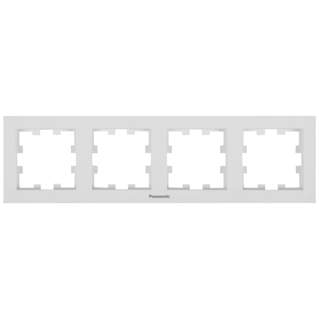 Rama 4 module orizontala, IP20, Seashell, Panasonic Karre Plus 55 Soft Touch