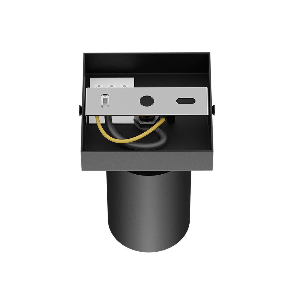 Spot aplicat GU10 patrat Beta, aluminiu, negru, IP20, Braytron - imagine 5