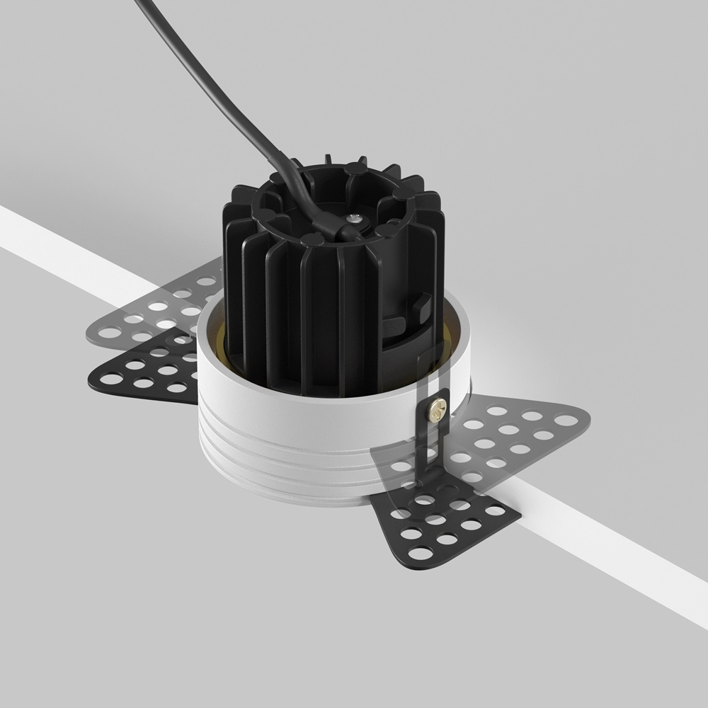 Spot incastrat Round, 7W, lumina calda (3000K), alama, Maytoni - imagine 5