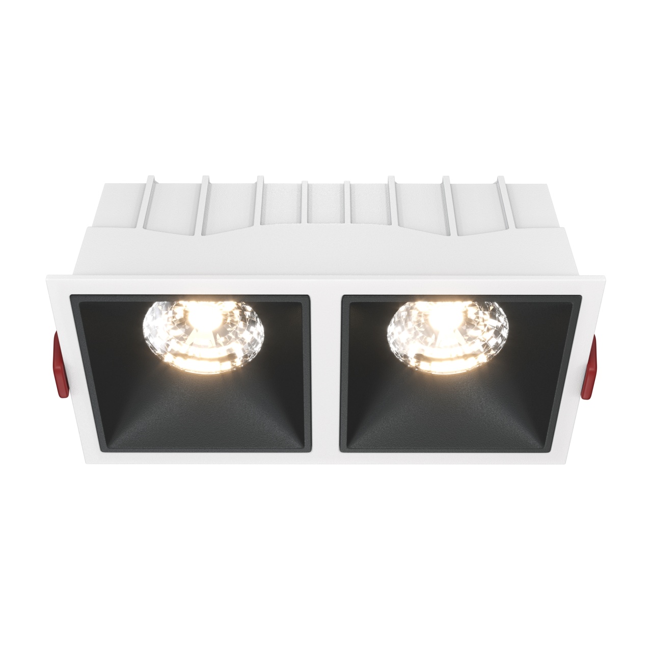 Spot LED 30W Incastrat, Maytoni, 2100lm, Lumina Calda (3000K), Alb+Negru