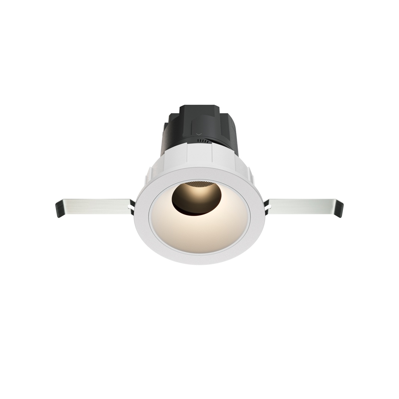 Spot LED 7W Incastrat, Maytoni, 400lm, Lumina Calda (3000K), Negru