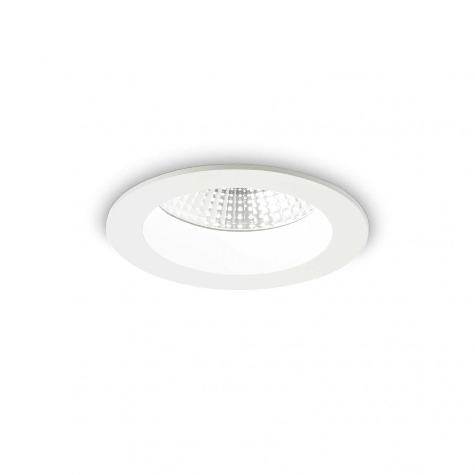 Spot LED Basic Fi Accent 193458, 10W, 1000lm, lumina calda, IP20, alb, Ideal Lux