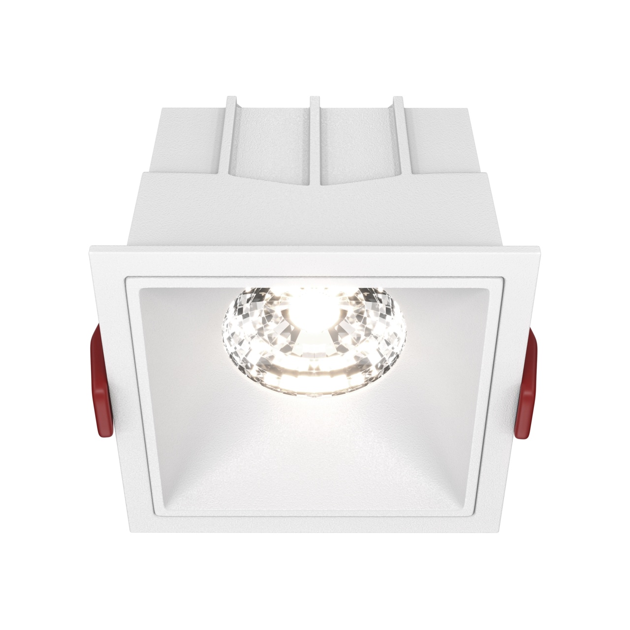 Spot LED incastrat Maytoni Alfa LED, 15W, 1250lm, 4000K, IP20, alb, dimabil