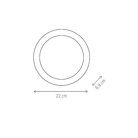 Spot LED Joel LY-9038, incastrat, 25W, 2000lm, lumina calda, IP20, alb, Klausen - 2 | YEO