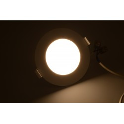 Spot LED LPLA11W063, rotund, incastrat, 6W, 360lm, lumina calda, IP20, alb, Panasonic