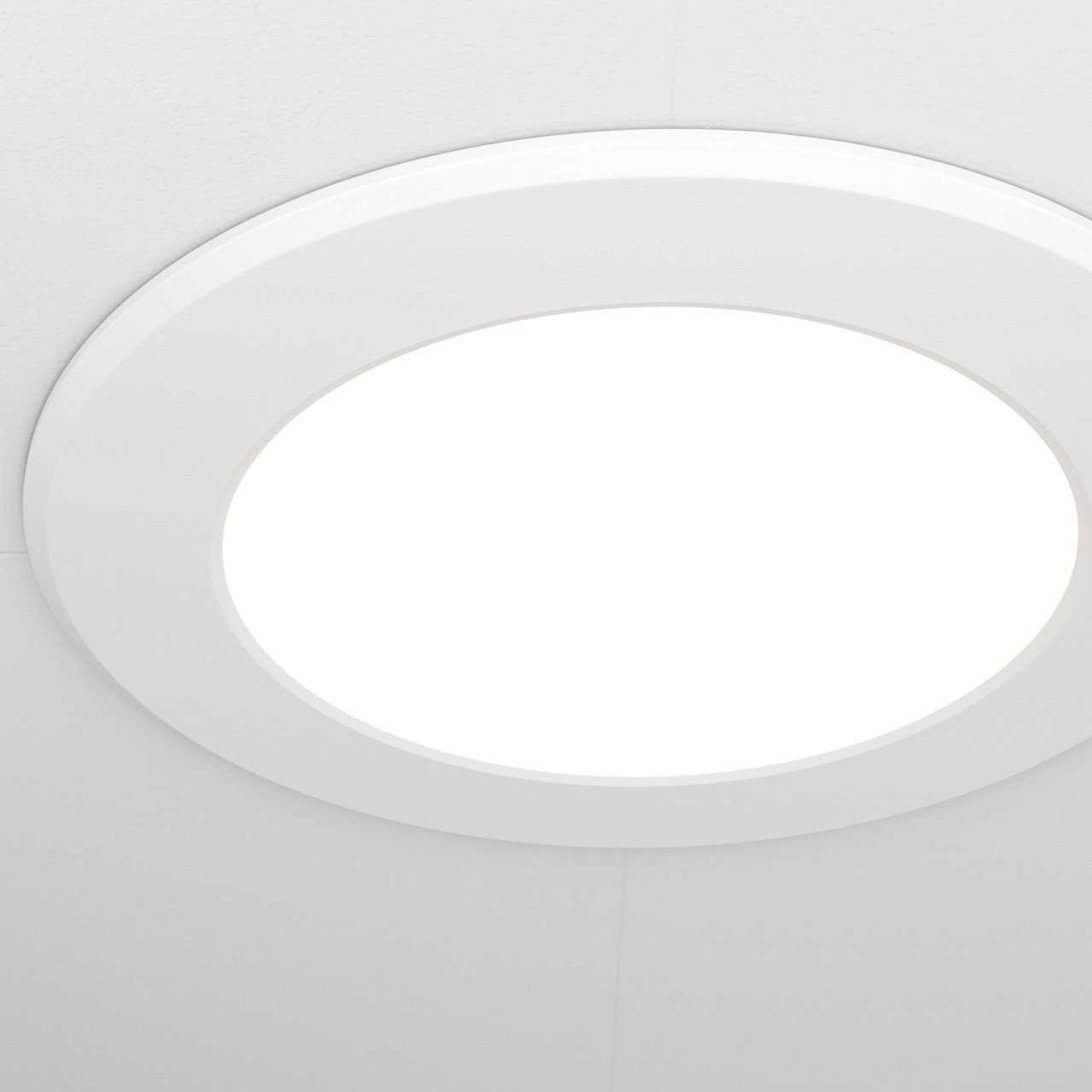 Spot LED Stockton DL015-6-L7W, incastrat, 7W, 750lm, lumina calda+neutra+rece, IP44, alb, Maytoni - 1 | YEO