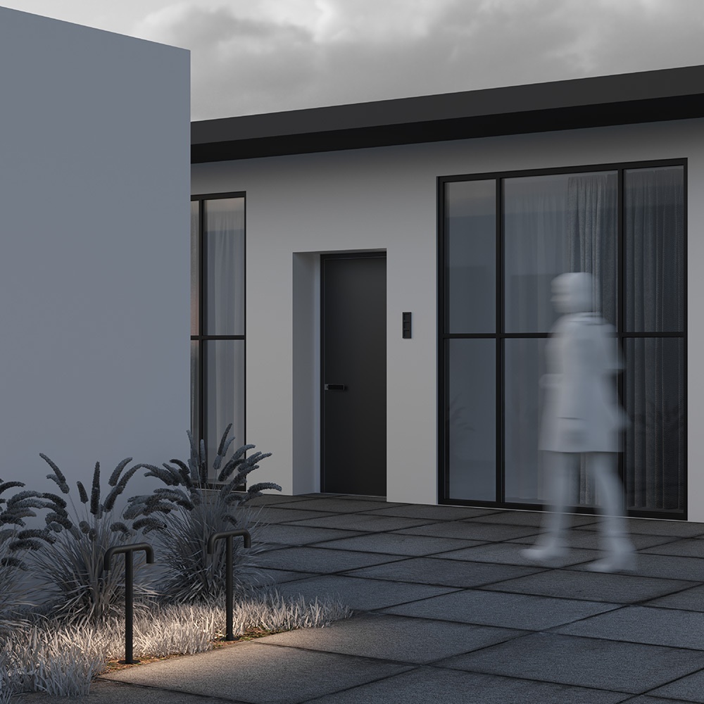 Stalp exterior Sleek, 4W, lumina calda (3000K), IP65, grafit, Maytoni - imagine 5