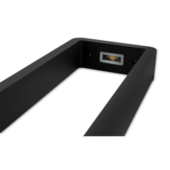 Stalp LED pentru exterior Rio negru mat, 7W, 400lm, lumina neutra (4000K), IP54, Masterled - 1 | YEO