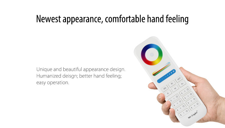 Telecomanda banda led RGBW+CCT Milight, compatibila cu controllere Milight, 8 zone, alba - imagine 6