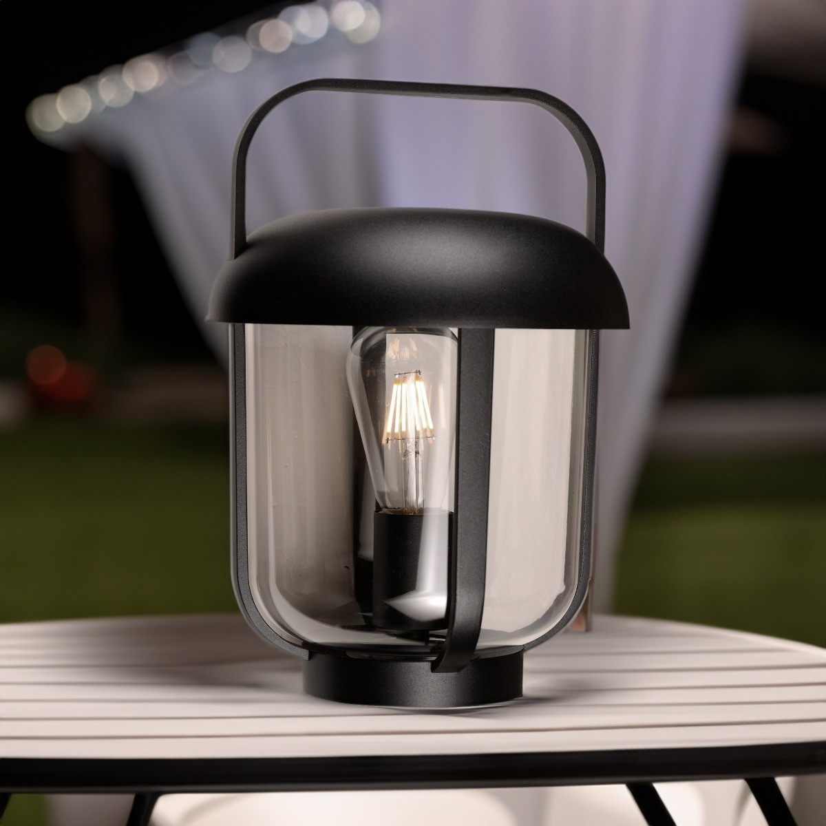 Veioza pentru exterior Tolson, 1 bec, dulie E27, neagra, Klausen - imagine 7