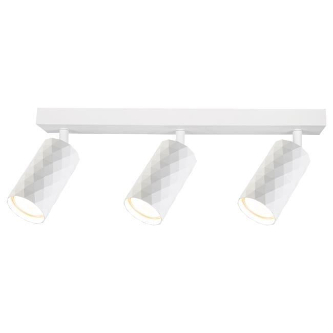 Aplica de perete Glamour, 3xGU10, alba, design triunghiular, Masterled