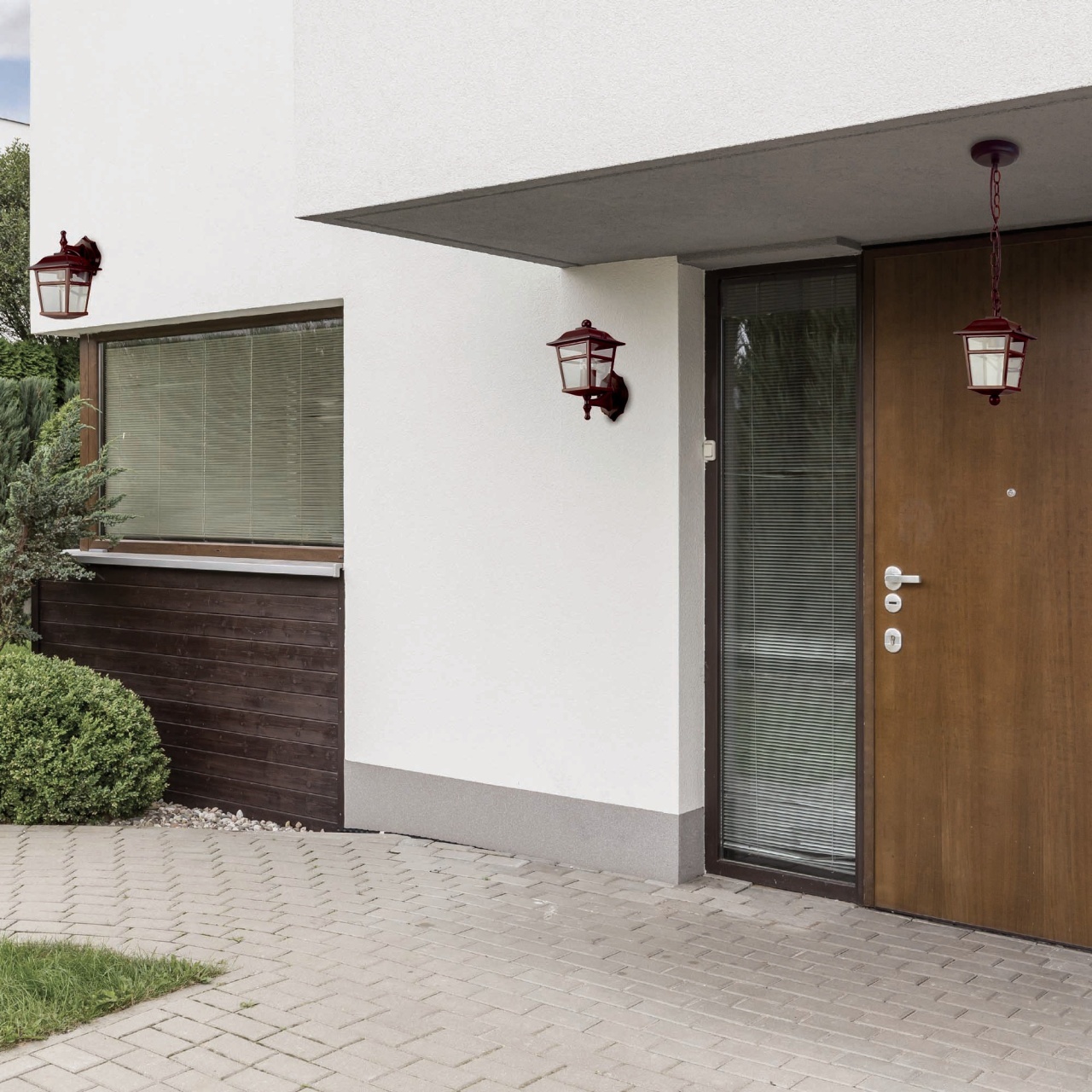 Aplica exterior Colorado 1xE27, maro, IP44, Klausen - imagine 2