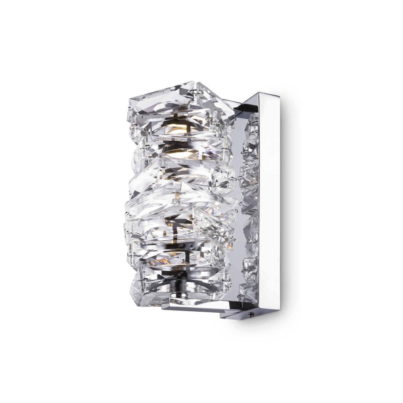 Aplica LED Coil MOD124WL-L6CH3K, 6W, 300lm, lumina calda, IP20, crom+transparenta, Maytoni - 2 | YEO