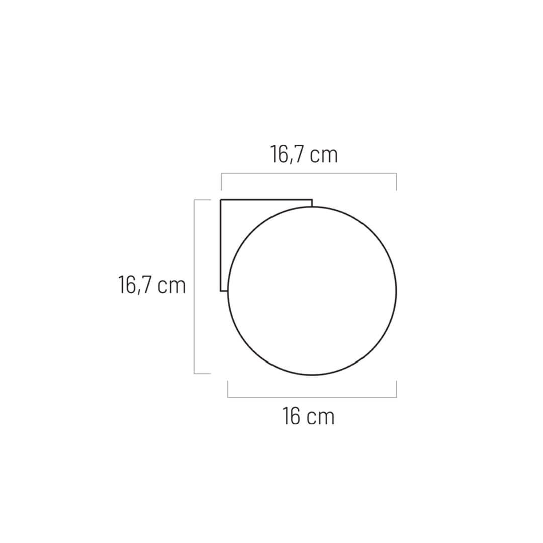 Aplica LED Hera KL146016, 5W, 280lm, lumina neutra, IP44, alba+alama, Klausen - 2 | YEO