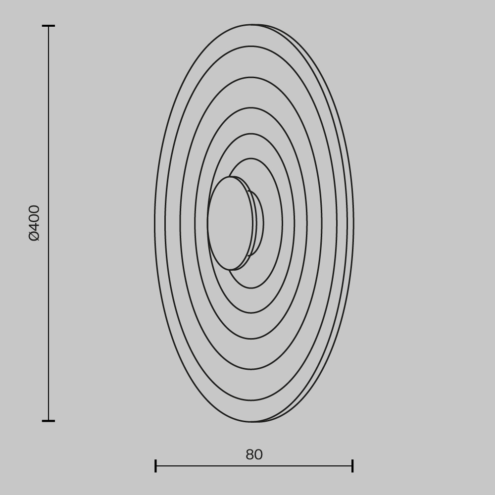 Aplica LED Nami 6W, lumina calda (2700 K), alba, Maytoni - imagine 7