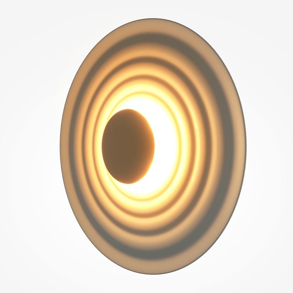 Aplica LED Nami 6W, lumina calda (2700 K), neagra, Maytoni - imagine 4